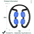 thumbnail image 3 of BIMZUC Muscle Roller, Trigger Point Muscle Roller for Calves, Leg, Arms, Tennis Elbow and Golfer Elbow, Foam Roller Deep Massage Tool for Relieve Muscle Soreness, Stiffness and Tight Muscles - Blue, 3 of 7