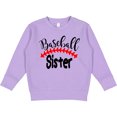 thumbnail image 2 of Inktastic Baseball Sister Toddler Sweatshirt, 2 of 4