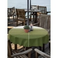 thumbnail image 2 of Outdoor Tablecloths with Umbrella Hole & Zipper, Sage Green Ombre Round Tablecloths 60 Inch, Modern Abstract Art Texture Waterproof Table Cloth, Patio/Pool/Picnic Table Covers, 2 of 8