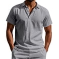 thumbnail image 2 of pstuiky camisetas de hombre, Camiseta informal de manga corta para hombre, estilo deportivo, color liso, para fitness camisas casuales para hombre s, 2 of 9