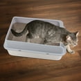 thumbnail image 6 of PETMAKER Stainless Steel Cat Litter Box with High Sides and Scoop Included, 6 of 7