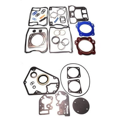 Replacement Upper or Top End & Base Full Gasket set Kit compatible with 1984-91 Harley Evo 1340 Big Twin engines in Standard Bore