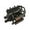 Black, variant on Pair Pedals Aluminum Alloy Pedals for Cycling Accessories and Front Back Pedal Pair for Seamless Ride
