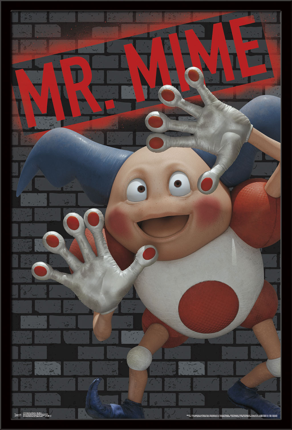Detective Pikachu Mr. Mime Poster