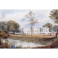 thumbnail image 2 of Prinsep, William 14x11 Gold Ornate Wood Framed with Double Matting Museum Art Print Titled - Belvedere House at Alapore, 2 of 4
