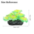 thumbnail image 3 of Unique Bargains Fluorescent Aquarium Coral Vibrant Glowing Effect Fish Tank Decorations Artificial Accessories Green, 3 of 7