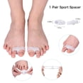 thumbnail image 4 of piezas Gel separador de dedos juanete férula Corrector dedo del pie Protector espaciador Hallux Valgus, 4 of 5
