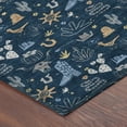 thumbnail image 3 of Addison Rugs Chantille Indoor/Outdoor Transitional Novelty Navy Machine Washable Runner Rug, 2'3" x 7'6", 3 of 8