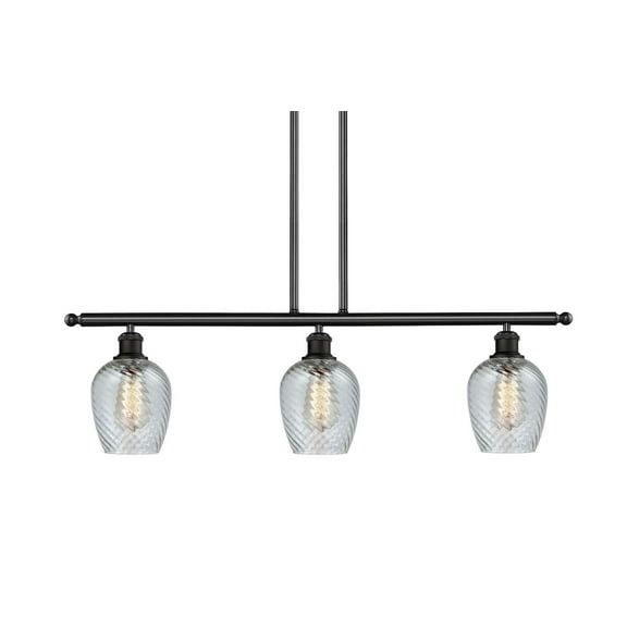 Innovations Lighting 516-3I Salina Salina 3 Light 36" Wide Linear Chandelier - Bronze