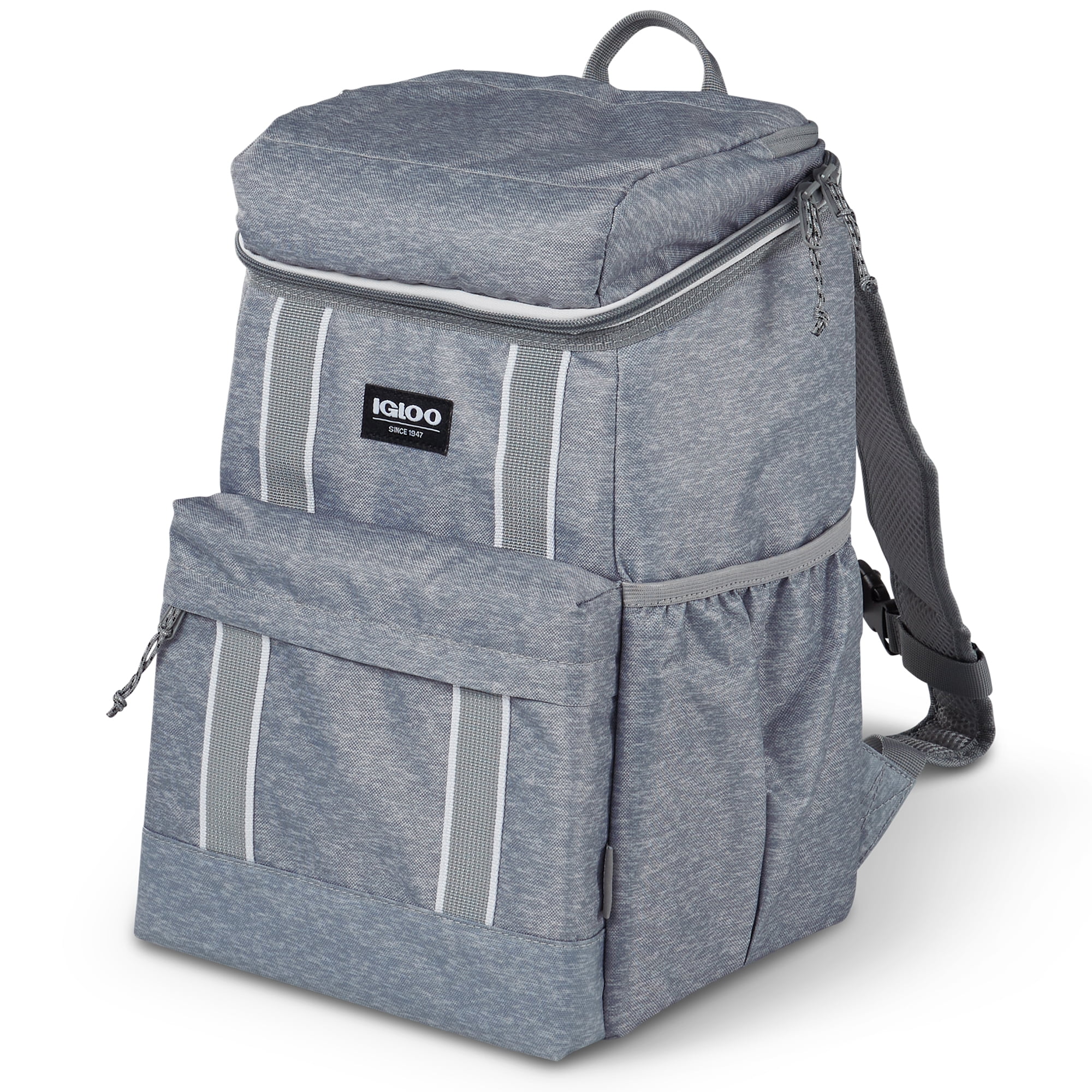 Igloo 30 Can MaxCold® Soft Cooler Backpack, Gray - Walmart.com
