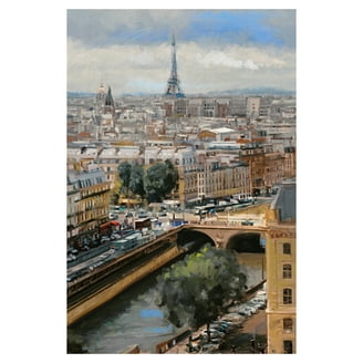 Quadro Su Tela 'Bistro De Paris I' Fine Art Canvas, 81x61 Cm, Arte Francese Per Soggiorno