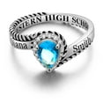 thumbnail image 3 of USA Mementos Custom Women's Class Ring Sterling Silver for High School and College Graduate-Fashion, 3 of 6