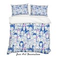 thumbnail image 2 of 3D Colorful People Quilt Cover Set Bedding Set Pillowcases 13, 2 of 2