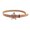 Apricot, variant on Faux Leather Women Waistband Sparkling Rhinestone Star Buckle Belt Retro Bride Decoration Accessories
