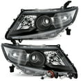 thumbnail image 3 of For 2011-2017 Honda Odyssey Halogen Projector Chrome Headlights Pair L+R, 3 of 4