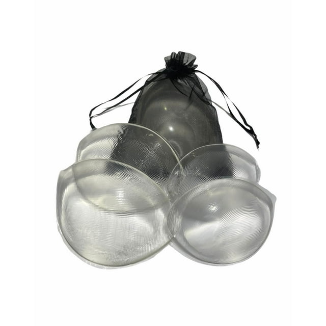 Silicone Bra Inserts - Clear Gel Push Up Breast Pads - Bra Padding Bust Enhancer Large - Walmart.com