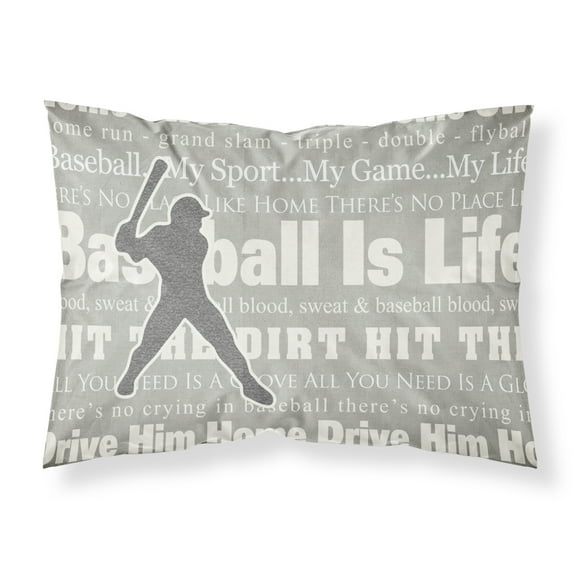 Baseball is Life Fabric Standard Pillowcase