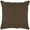 Brown, variant on Red Solid Color Flange Edge Throw Pillow