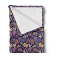 thumbnail image 2 of Autumn Soft Flannel Fleece Throw Blanket, Various Abstract Leafage Pattern Botany Graceful Vintage Style Fall Deco Print, Cozy Plush for Indoor and Outdoor Use, 50" x 60", Multicolor, by Ambesonne, 2 of 5