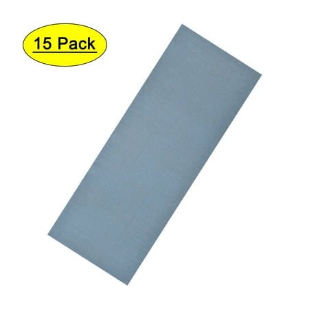 

Uxcell 9 x 3.6 (230mm x 90mm) 8000 Grits Wet Dry Waterproof Sandpapers 15 Pack