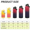 BJPKPK Insulated Water Bottle with Straw Lid, 40oz Large Thermos, BPA ...