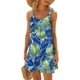 thumbnail image 2 of Vestido sin Mangas para las Mujeres Casual Impreso Cuello Redondo Suelto de Rodilla, Verano Vestido de Primavera para el Día Y el Trabajo, 2 of 5