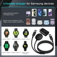 thumbnail image 3 of Duocaibao Galaxy Watch Charger Compatible Galaxy Watch 8/7/6/6 Classic/5 Pro/5/4 Classic/3 Active2/1 Cable De Carga Rápida Usb C 2 En 1 Cargador Súper Rápido De 25 W Para Galaxy S25/24/23/Iphone 16/15, 3 of 5