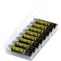Powerex Pro Rechargeable AA NiMH Batteries [2700mAh, 1.2V] (8-Pack)- 1 Package