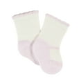 thumbnail image 4 of Gerber Baby Girl Wiggle Proof Socks, 4-Pack (Newborn - 0/6M), 4 of 7