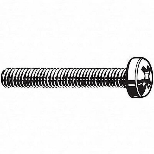 M5-0.8 x 25 mm. Pan Head Phillips Machine Screw, 100 pk.