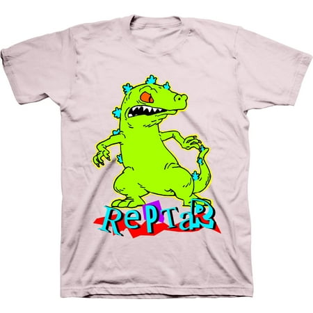 Mens Nickelodeon 90's Rugrats Shirt - Retro Nick Rugrats tee - Classic Nick Graphic T-Shirt (Soft Pink, Small)