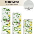 thumbnail image 4 of Yellow Lemon Fruit Leaves White Pattern Kitchen Rugs Sets Of 3,Kitchen Runner Rugs Non Skid Washable,Decorative Kitchen Floor Mats for Kitchen,Sink,Laundry,17"x30"+ 17"x47" + 17"x59", 4 of 6