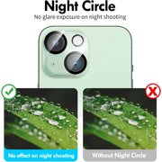 HD Tempered Glass Camera Lens Protector for iPhone 15 / iPhone 15 Plus