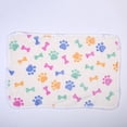 thumbnail image 5 of PetEquip Coral Velvet Pet Dog Cat Rest Sleeping Mat Pad Autumn Winter Warm Keeping Blanket Rug Bone Pattern, 5 of 5