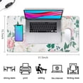 thumbnail image 5 of Pink and White Roses Mouse Pads Pad Mouse Waterproof Washable for Office Home Work Gaming Gifts Tables Mousepads Rubber Base Mousepad with Stitched Edges 35.4x15.7inches, 5 of 7