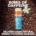 thumbnail image 4 of RISE Brewing Co. Vanilla Oat Milk Nitro Cold Brew Coffee, Organic  & Vegan, 7 fl oz Cans (12 pack), 4 of 7