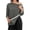 Dark Gray_002, variant on Women Post Shoulder Surgery Shirts After Rotator Cuff Post Shoulder Surgery 3/4 Sleeve Tops Tear Away Chemo Tee Shirts Outfits Vermilion S
