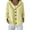 Light Yellow, variant on Womens Lapel Button Down Hooded Coat Casual Loose Jumper Top Solid Color Knit Sweater Warm Winter Snow Shirt White Size XXXL Fall Fashion Outfits 2026 Clothes