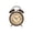 B, variant on Darzheoy Vintage Double Bell Alarm Clock,Silent Non Ticking Metal Desk Clock with Noisy Alarm,Loud Ring Clock for Bedroom,Office,Nightstand,Home Decor,Desk,Waking Up,Daily Use