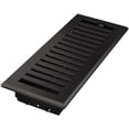 thumbnail image 2 of Imperial RG3478 Cast Iron Montezuma Decorative Floor Register, 4 x 12-Inch, Matte Black, 2 Pack, 2 of 7