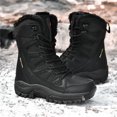 thumbnail image 4 of Cyiecw Waterproof Snow Boots for Men and Women Outdoor Mid-tube Lace Winter Warm Plus Velvet Snow Cotton Shoes Thick-soled High-top Boots, 4 of 6