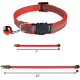 thumbnail image 4 of Collar antiestrangulación para gatos, reflectante ajustable para cachorros y gatitos, con campana y hebilla de seguridad, 6 uds., 4 of 5