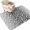 Ash Gray, variant on Black Sheep Skin Round Area Rug 6Ft Washable Circle Rugs for Bathroom Office, Abstract Farmhouse Animal Print Non-Slip Carpet Floor Mats Indoor Outdoor Carpet Runner Aesthetic Home Decor