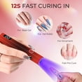 thumbnail image 4 of QenASHaing UV Nail Lamp, Handheld, Mini, Portable, Fast Drying, LED Display, Suitable for Home Use, Personal DIY, Gel Nails, Quick-Cure Gel Nail Polish, 4 of 7