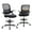 Black, variant on JOINSUN Home Office Desk Chair, Ergonomic Mid Back with Adjustable Height, Lumbar Support, Black