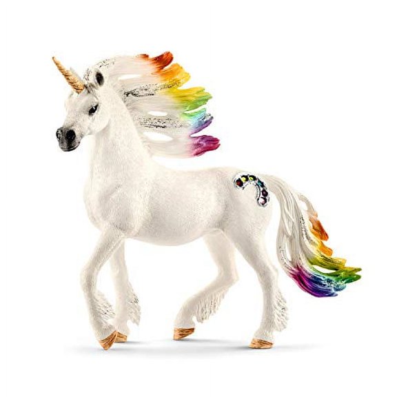 Schleich - Bayala: Rainbow Unicorn Stallion Toy Figurine Educational Playset, 1 pc