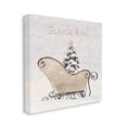 thumbnail image 4 of Stupell Industries Sleigh Ride Winter Scene Holiday Painting Gallery Wrapped Canvas Print Wall Art, 30 x 30, 4 of 8