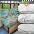 thumbnail image 6 of Uorisanigo RV Dinette Cushions Covers with Car Bench 1 Backrest & 1 Bench Slipcovers Stretch Tropical Turtle RV Seat Covers Cushion Slipcover Dirt-Resistant Car Loveseat for Camper, 6 of 7