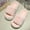 Blush, variant on Unisex Open-toe Fuzzy Slippers for Men's Slippers Women's Slippers Couple Matching Slippers Women Slippers with EVA Sole for Birthday Gift for Her