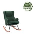 thumbnail image 6 of Porthos Home Dax Rocking Accent Chair, Velvet, Rubber Wood and Steel Legs, 6 of 6